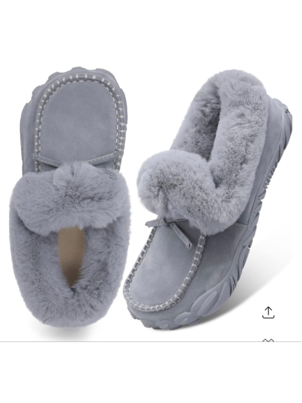 NEW BARERUN Moccasin Snow Warm Winter Fur lined Ankle Boots 12